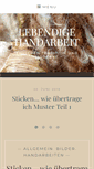 Mobile Screenshot of lebendige-handarbeit.de